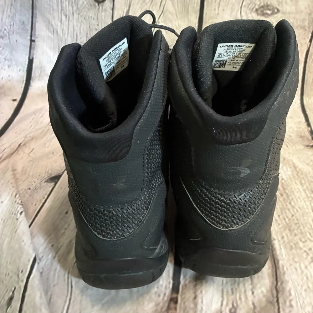 Under Armour Valsetz RTZ Black 1250234-001 Men's Tactical Hiking Boots SZ 11.5‎